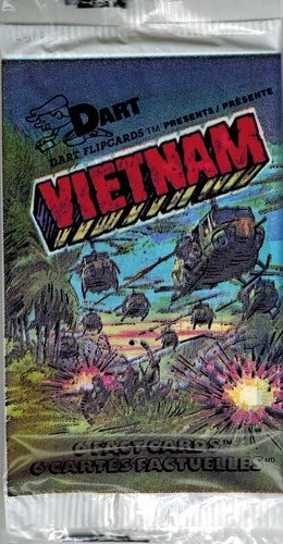 1988 Dart Flipcards Vietnam Fact Cards Pack