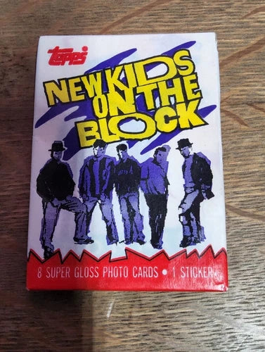 1989 Topps New Kids on the Block Red Sealed Pack 1 Pack