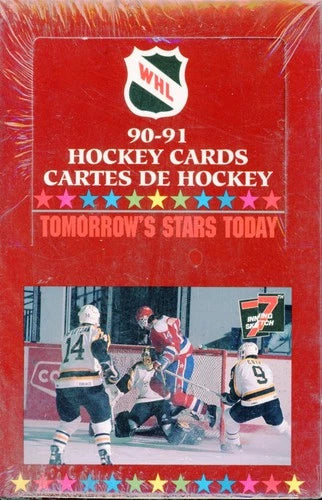 1990 7th Inning Sketch WHL Hockey Sealed Box 36 Packs