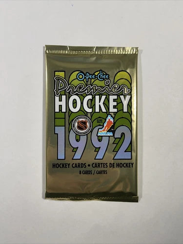 1992 O-Pee-Chee Premier Hockey Sealed Foil Pack