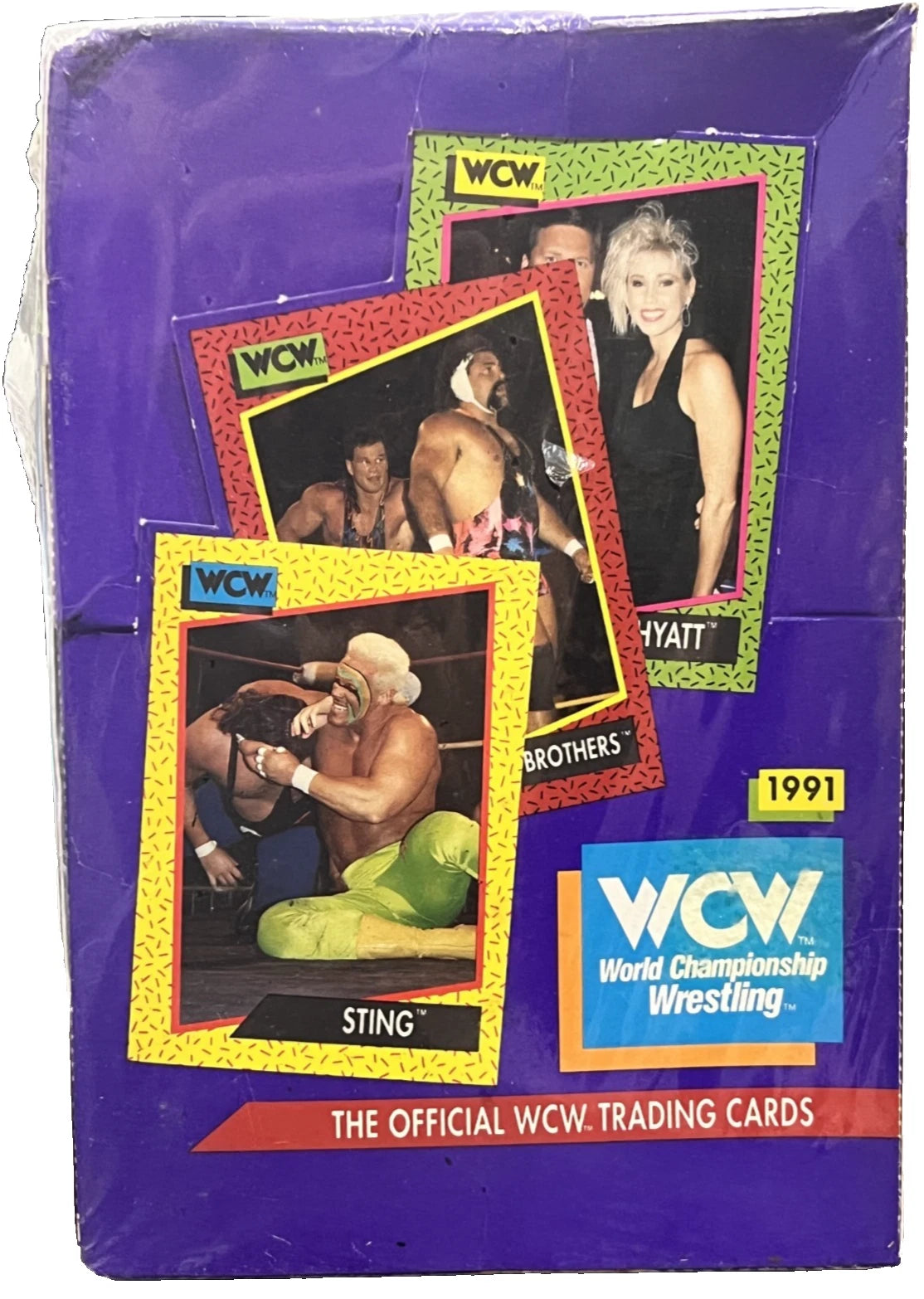 1991 Impel WCW Wrestling Sealed Box 36 Packs