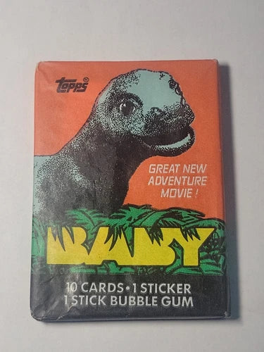1985 Topps BABY The Dinosaur Movie! 1 Pack