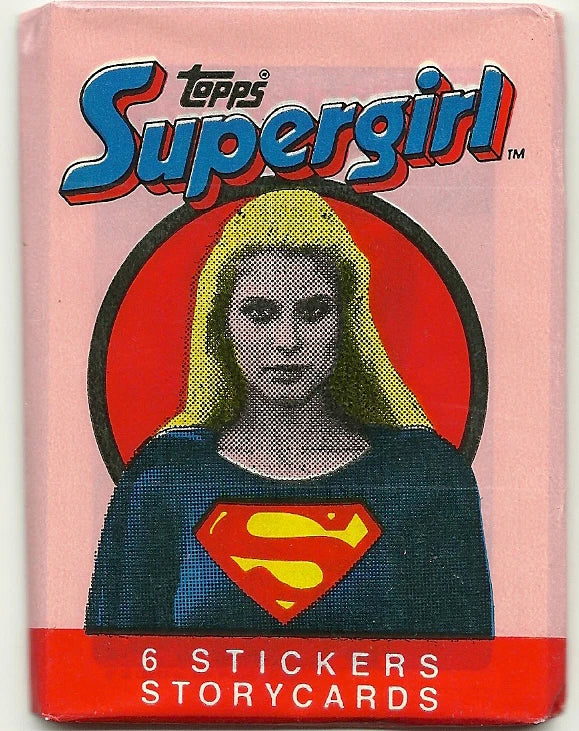 1984 Topps Supergirl: The Movie Trading Card Wax Pack