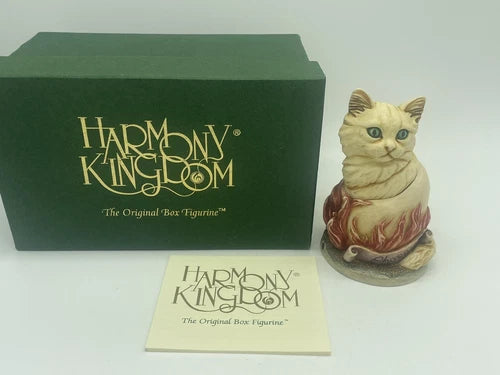 Harmony Kingdom Cosa Nostra Cat Phoenix Box Figurine TJLEB00S Signed