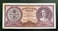 1946 Hungary 1 Billion Pengo Banknote Budapest Magyar Nemzeti Bank