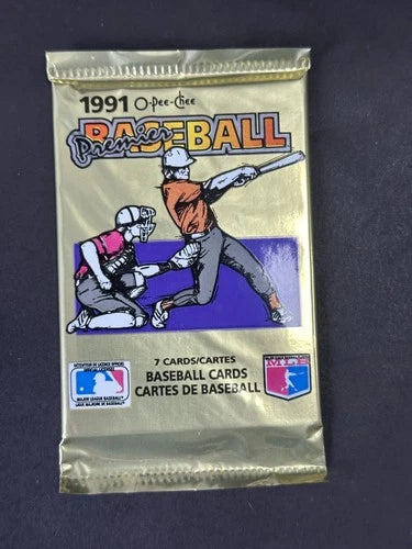 1991 O-Pee-Chee Premier Baseball Sealed Pack