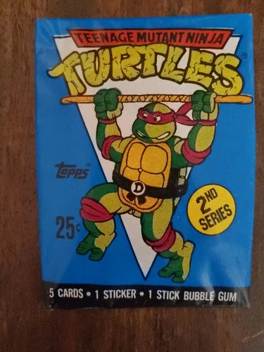 1990 Topps TMNT 2nd Series Sealed Wax Pack