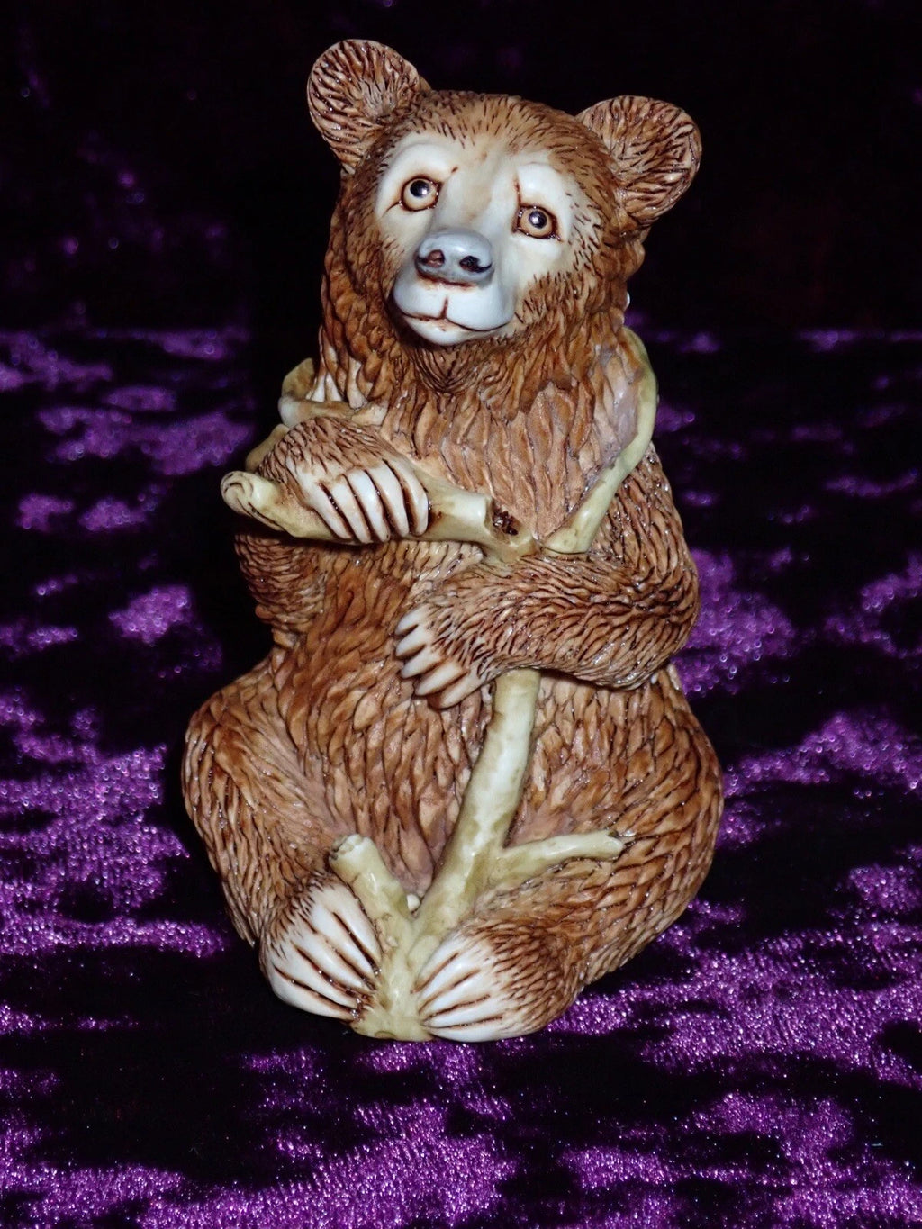 2003 Harmony Kingdom Trouble Bruin Bear Version 1 Figurine Box