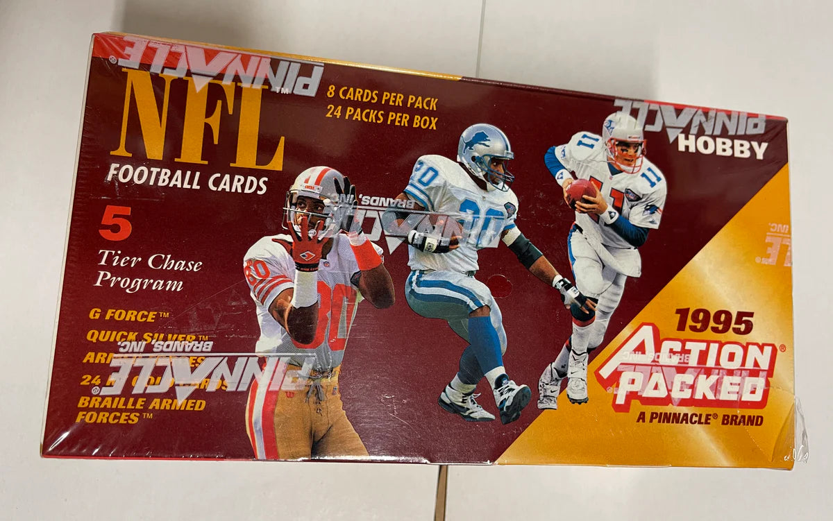 1995 Pinnacle Action Packed Football Sealed 24 Packs