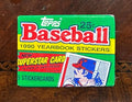 1990 Topps Baseball Yearbook Stickers Unopened Pack