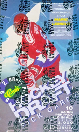 1992 Classic Draft Picks Hockey Factory Sealed Box 36 Packs