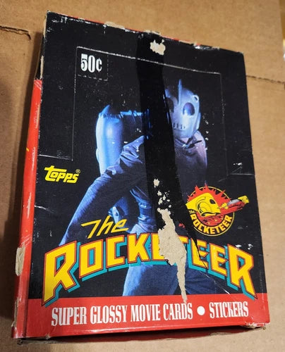 1991 Topps Disney's The Rocketeer Box 36 Packs