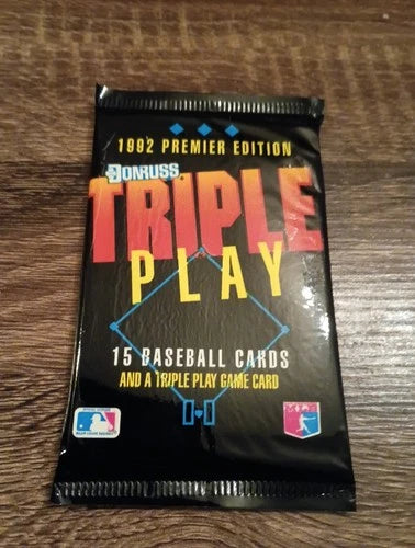 1992 Donruss Triple Play Baseball Wax Pack