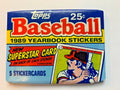 1989 Topps Baseball Yearbook Sealed 5-Sticker Pack