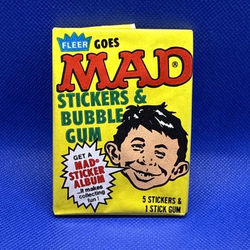 1983 Fleer MAD Magazine Stickers Pack Wax