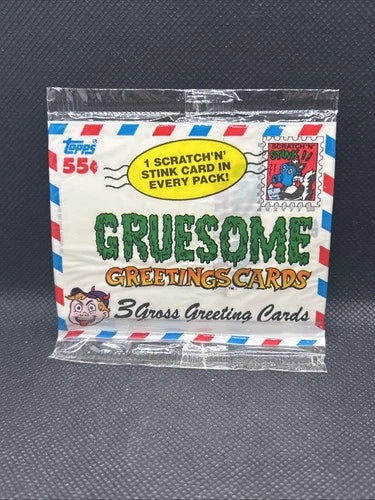 1992 Topps Gruesome Greetings Unopened Pack