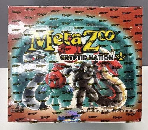 2021 MetaZoo Cryptid Nation 2nd Edition Sealed Box 36 Packs