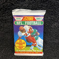 1991 Score Series 2 Football Unopened Wax Pack - Damaged Flaking