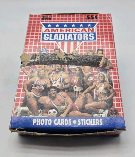 1991 Topps American Gladiators Sealed Box 36 Packs