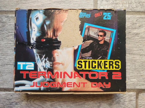 1991 Topps Terminator 2 Judgment Day Sticker Box 48 Packs