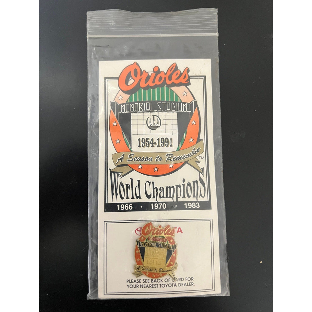 1991 Baltimore Orioles Memorial Stadium Commemorative Pin