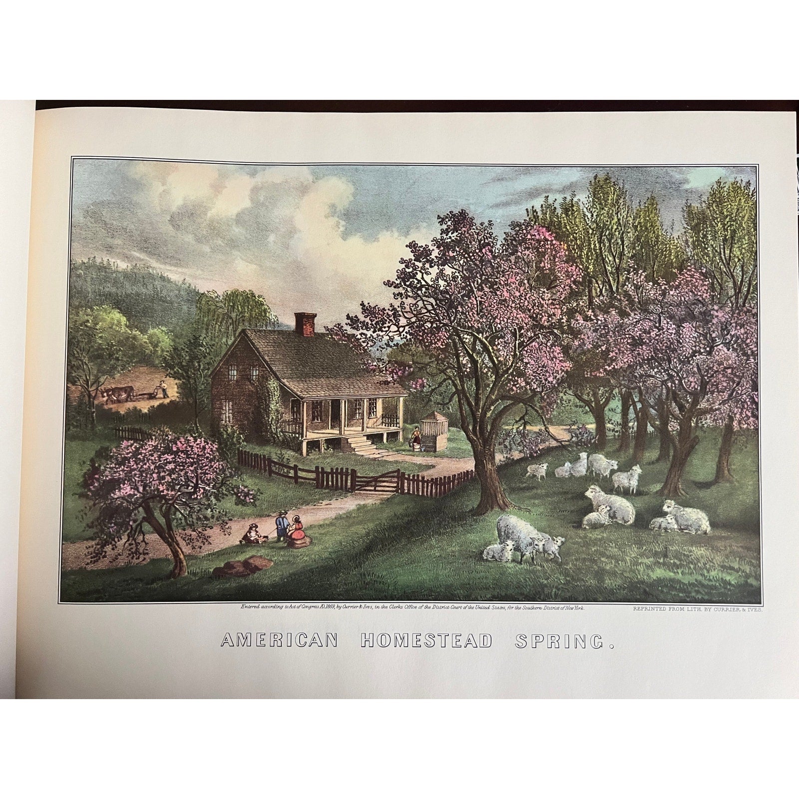 Currier and Ives' America – Edited by Colin Simkin 1952 Hardcover Folio First Ed
