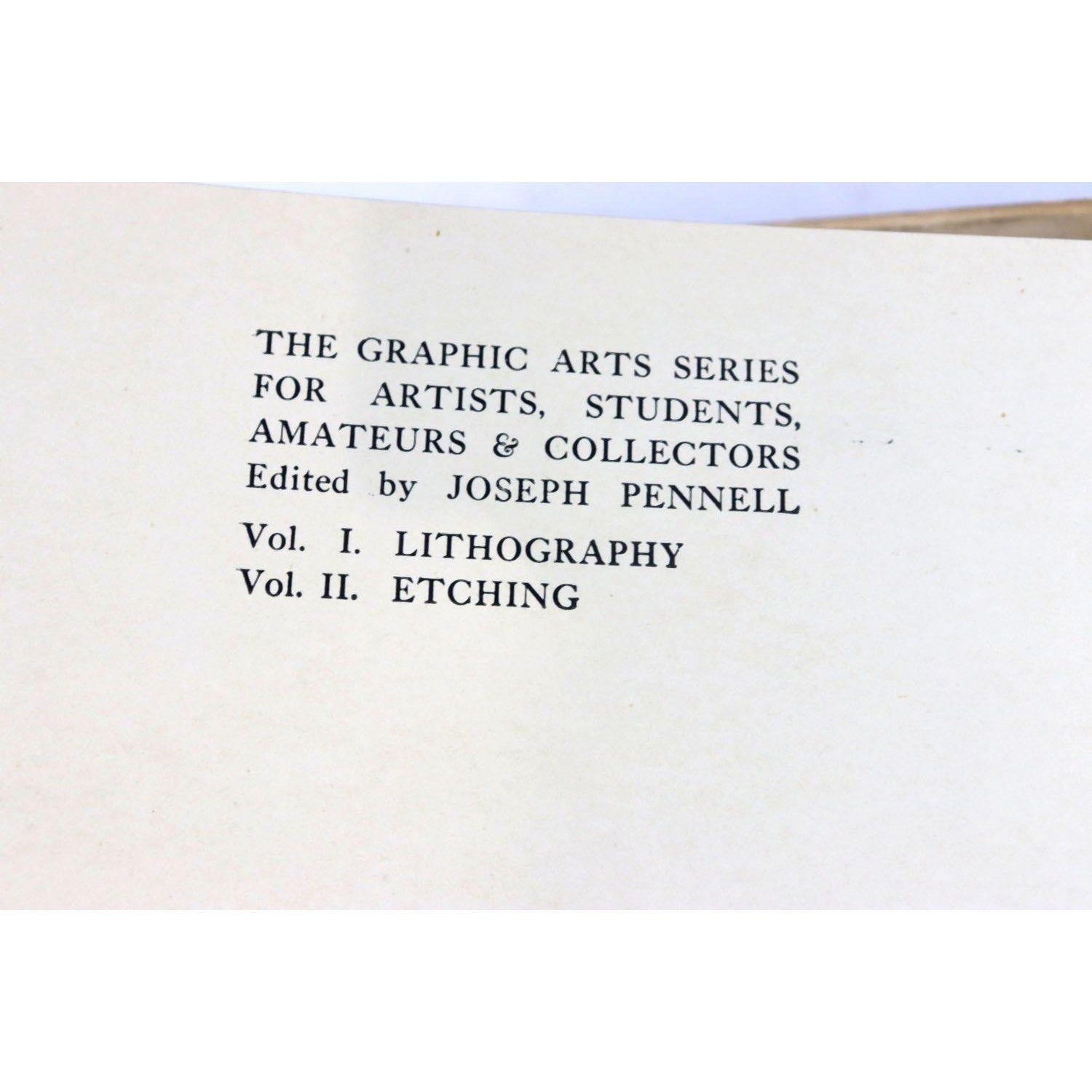 1915 Joseph Pennell Signed Deluxe Ed Lithography & Lithographers 44/58 W/ BOX