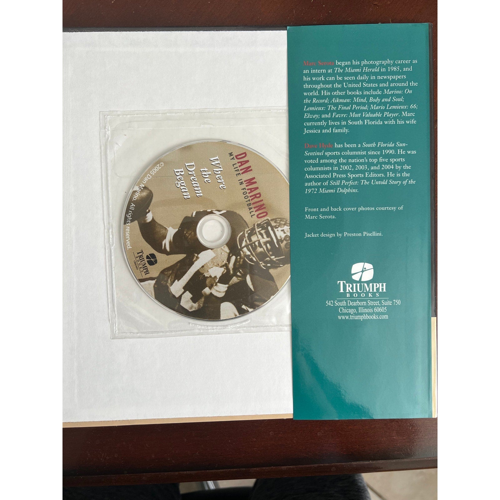 Dan Marino SIGNED My Life in Football Hardcover Book Auto Dolphins HOF 13