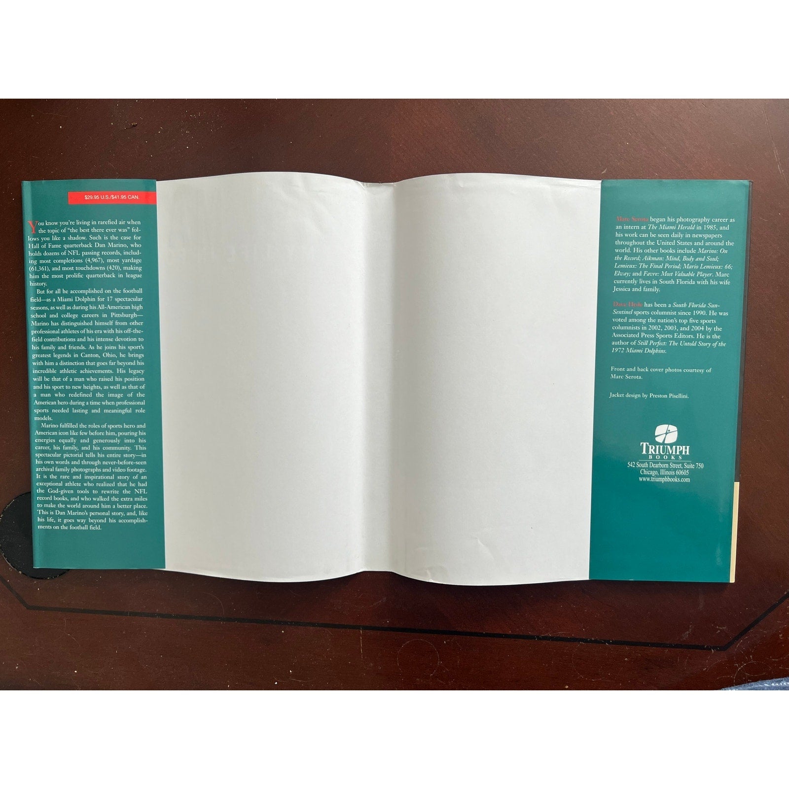 Dan Marino SIGNED My Life in Football Hardcover Book Auto Dolphins HOF 13