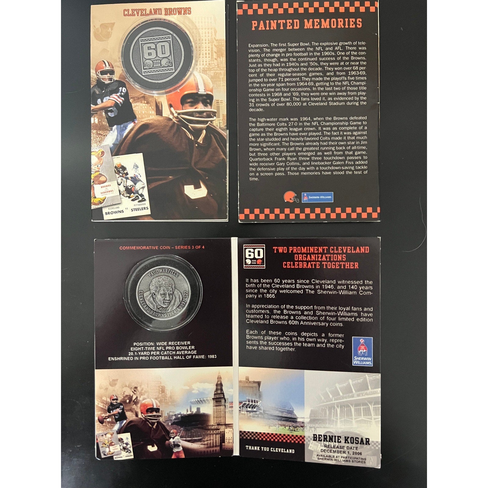 2006 Cleveland Browns 60th Anniversary Commemorative Coins