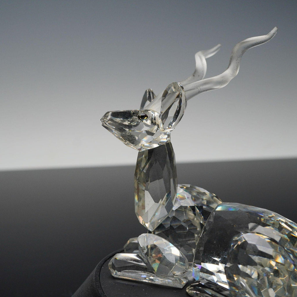 Swarovski SCS 1994 Kudu Inspiration Africa 3pc Set Figurine Base Bird NO BOX