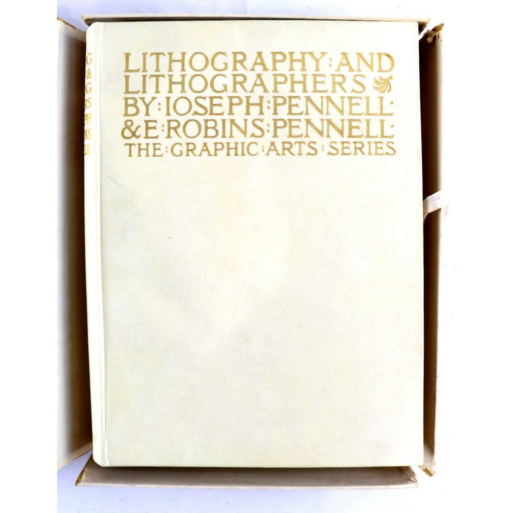 1915 Joseph Pennell Signed Deluxe Ed Lithography & Lithographers 44/58 W/ BOX