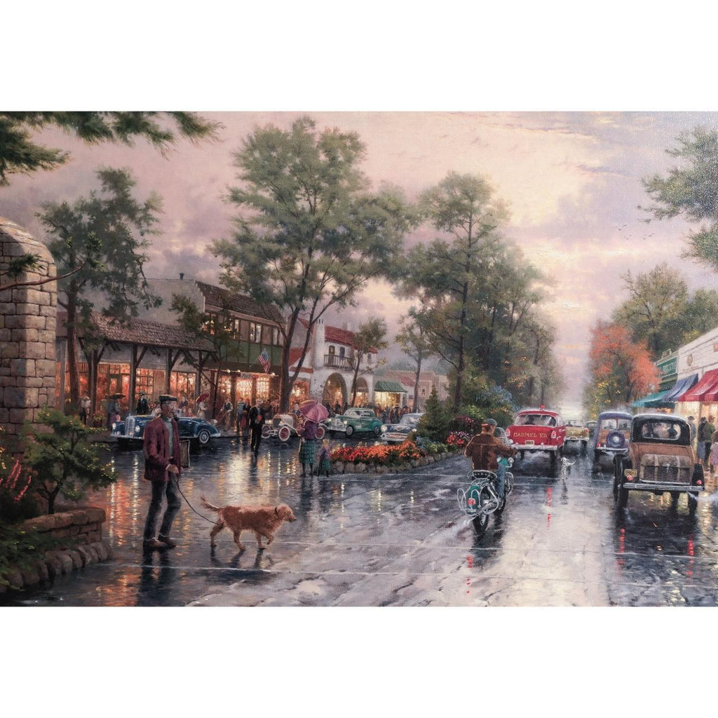 Thomas Kinkade Carmel Sunset on Ocean Avenue E/P Canvas Charter Edition #138/680