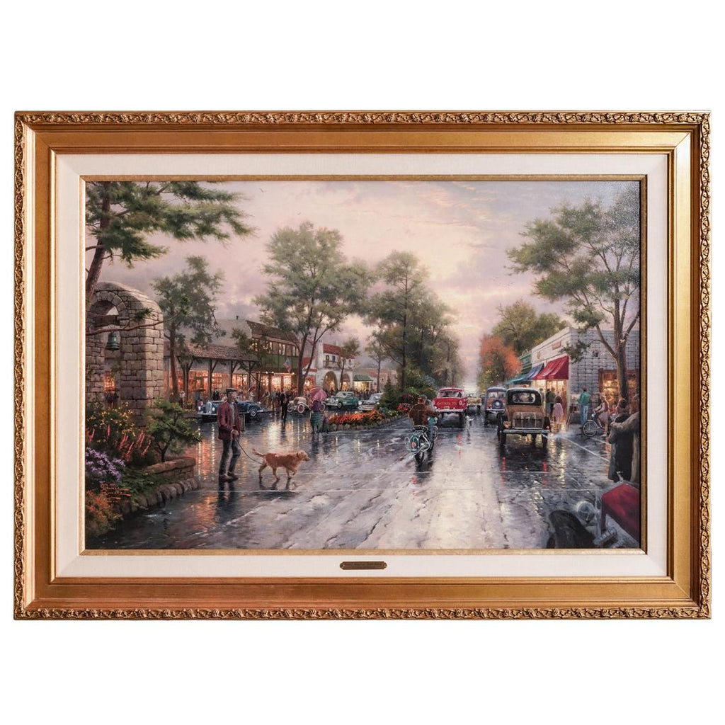 Thomas Kinkade Carmel Sunset on Ocean Avenue E/P Canvas Charter Edition #138/680
