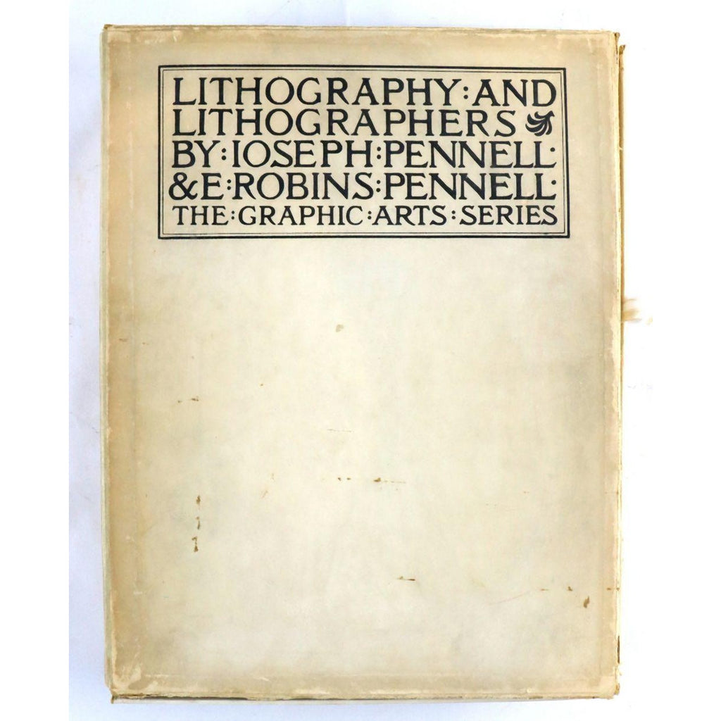 1915 Joseph Pennell Signed Deluxe Ed Lithography & Lithographers 44/58 W/ BOX