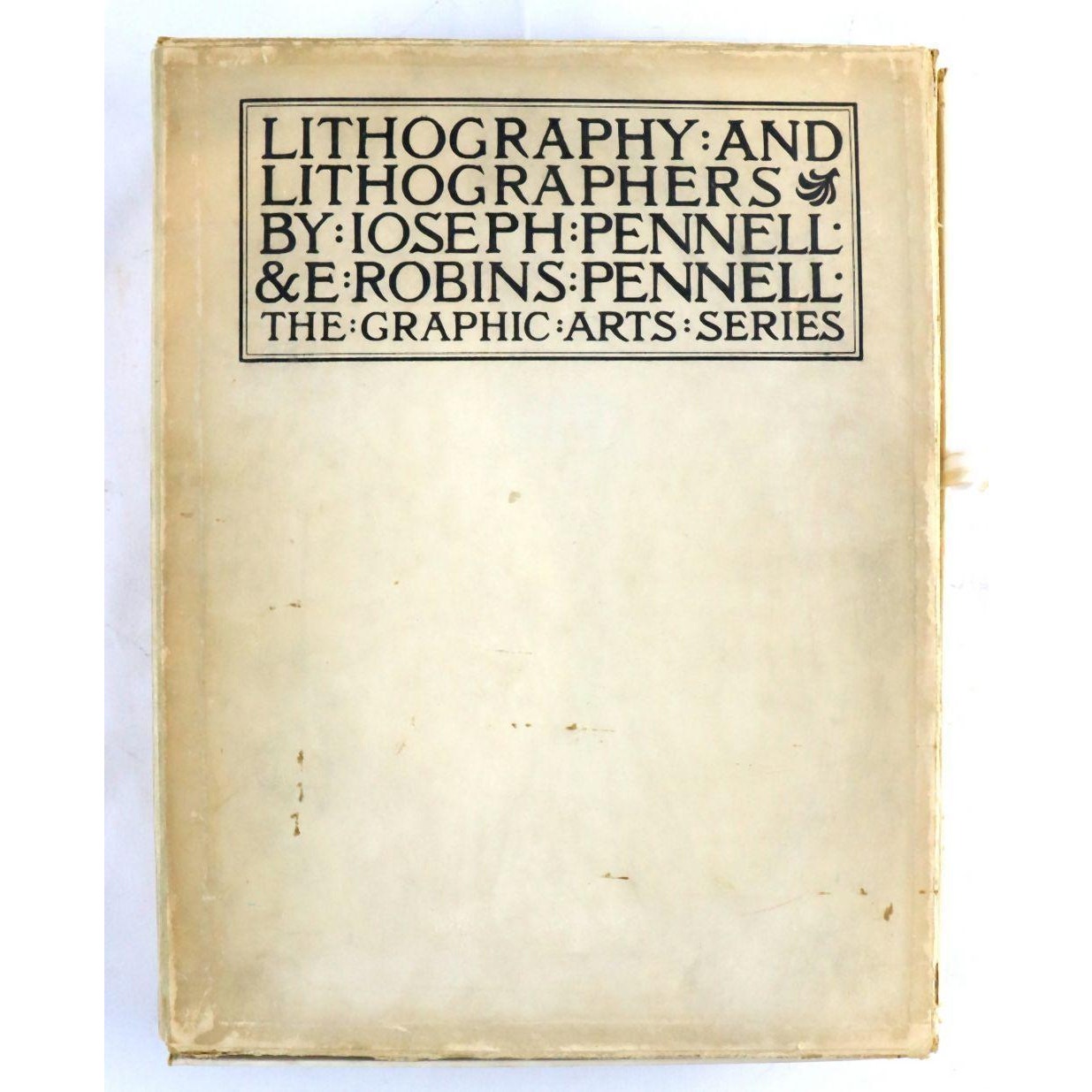 1915 Joseph Pennell Signed Deluxe Ed Lithography & Lithographers 44/58 W/ BOX