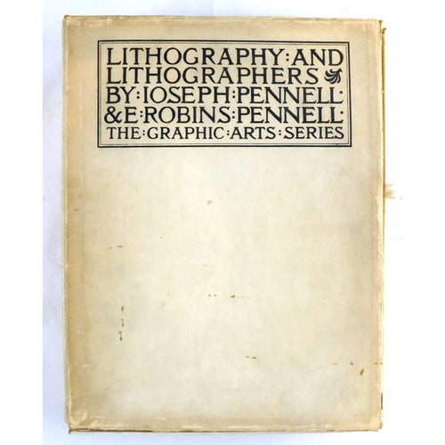 1915 Joseph Pennell Signed Deluxe Ed Lithography & Lithographers 44/58 W/ BOX