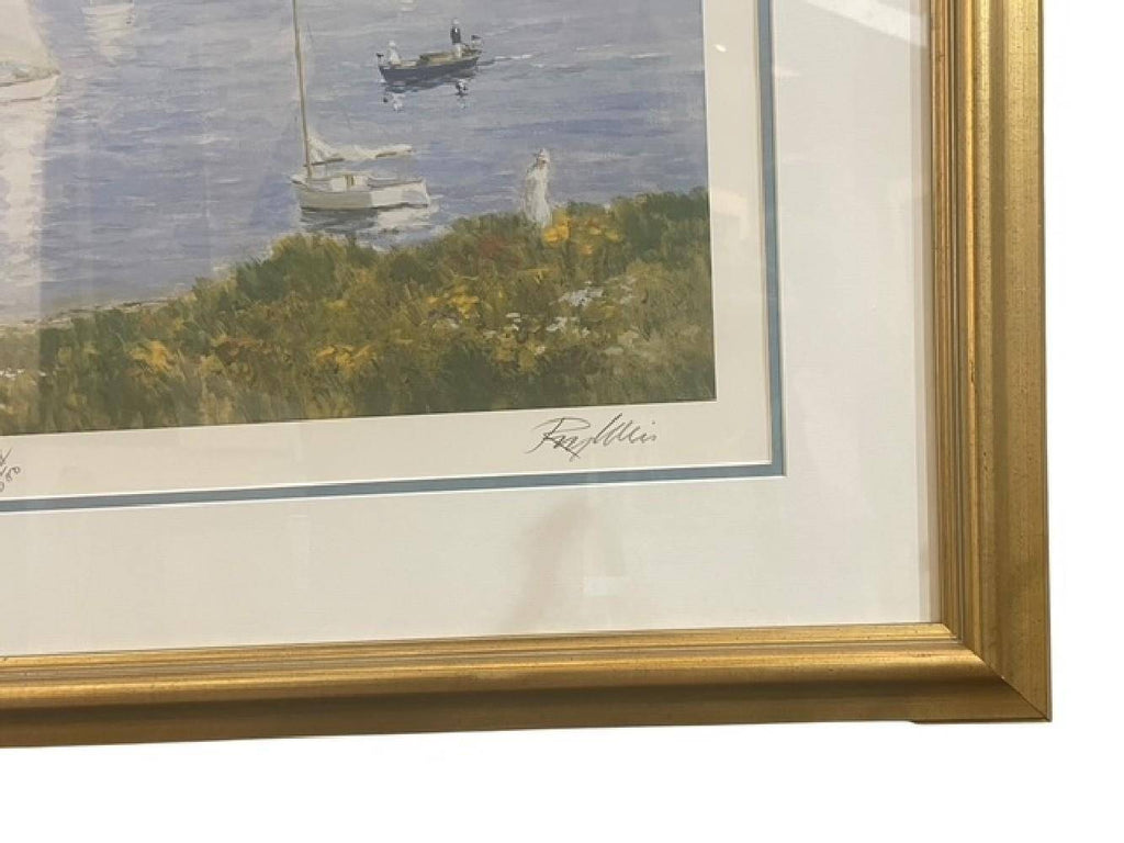 Peggy Ellis Signed Limited Edition Print Sailing at Sunset 159/500 Coastal Art