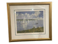 Peggy Ellis Signed Limited Edition Print Sailing at Sunset 159/500 Coastal Art