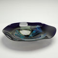 Robert Eickholt Dichroic Art Glass Bowl Signed Dated 2004 15.5" Purple Iridescent