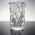Orrefors Sofiero Crystal Cylinder Vase 9.5" Gunnar Cyren Sweden Unsigned Large