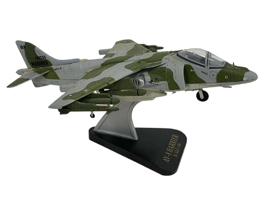 AV-8 Harrier II Model Plane 1:40 Scale Diecast U.S. Marines Military Display