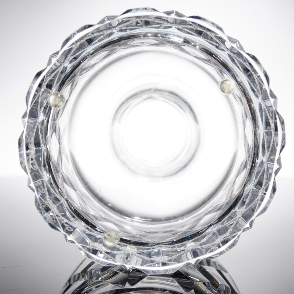 Orrefors Sofiero Crystal Decanter Gunnar Cyren Diamond Cut Stopper 10"