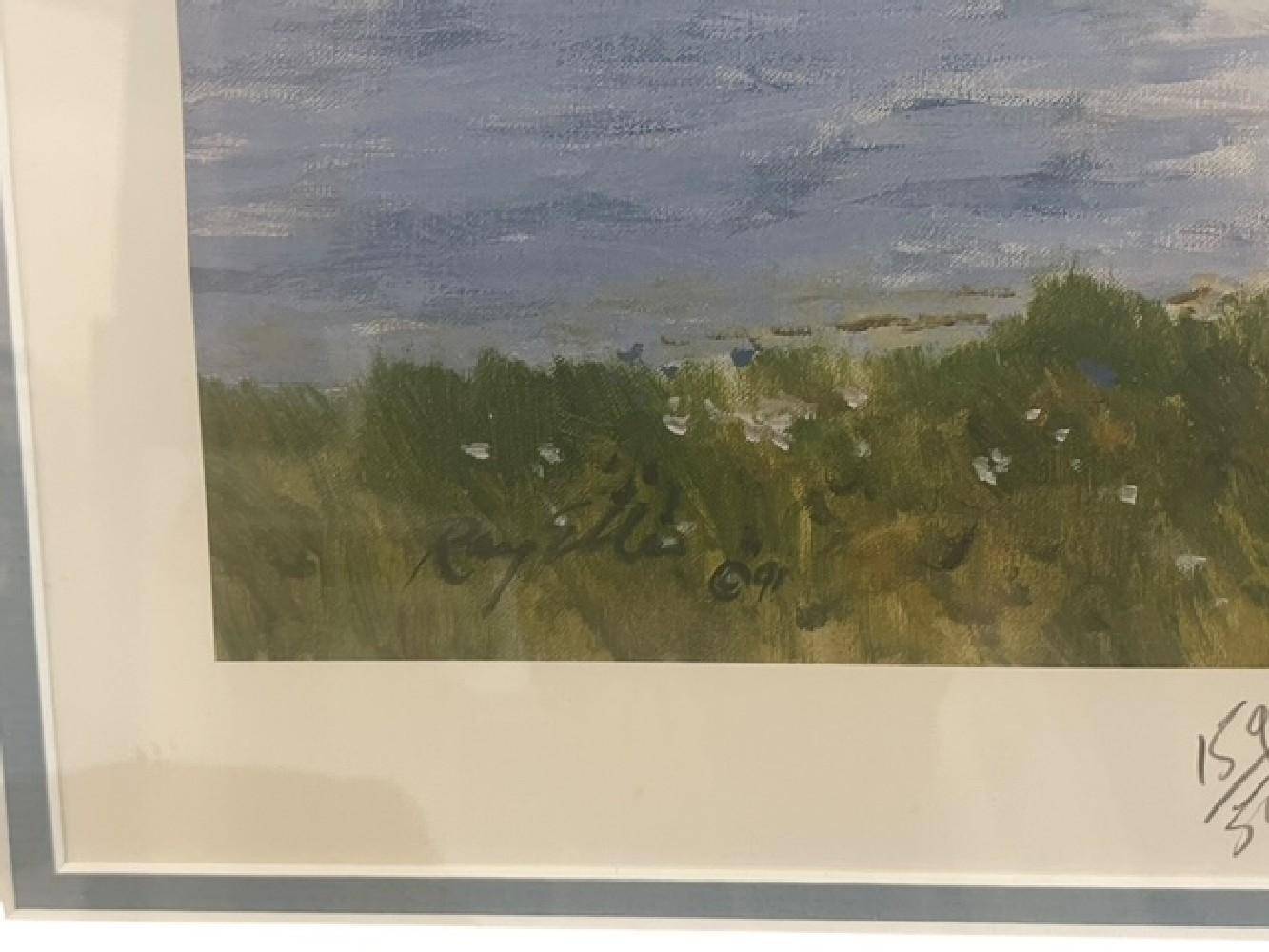 Peggy Ellis Signed Limited Edition Print Sailing at Sunset 159/500 Coastal Art