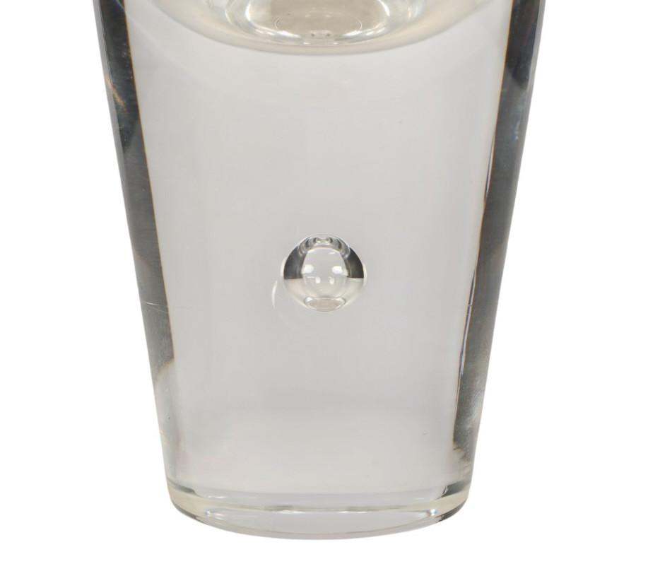 Set of 4 Steuben Crystal Teardrop Bud Vases #7989 Signed David Hills Engraved