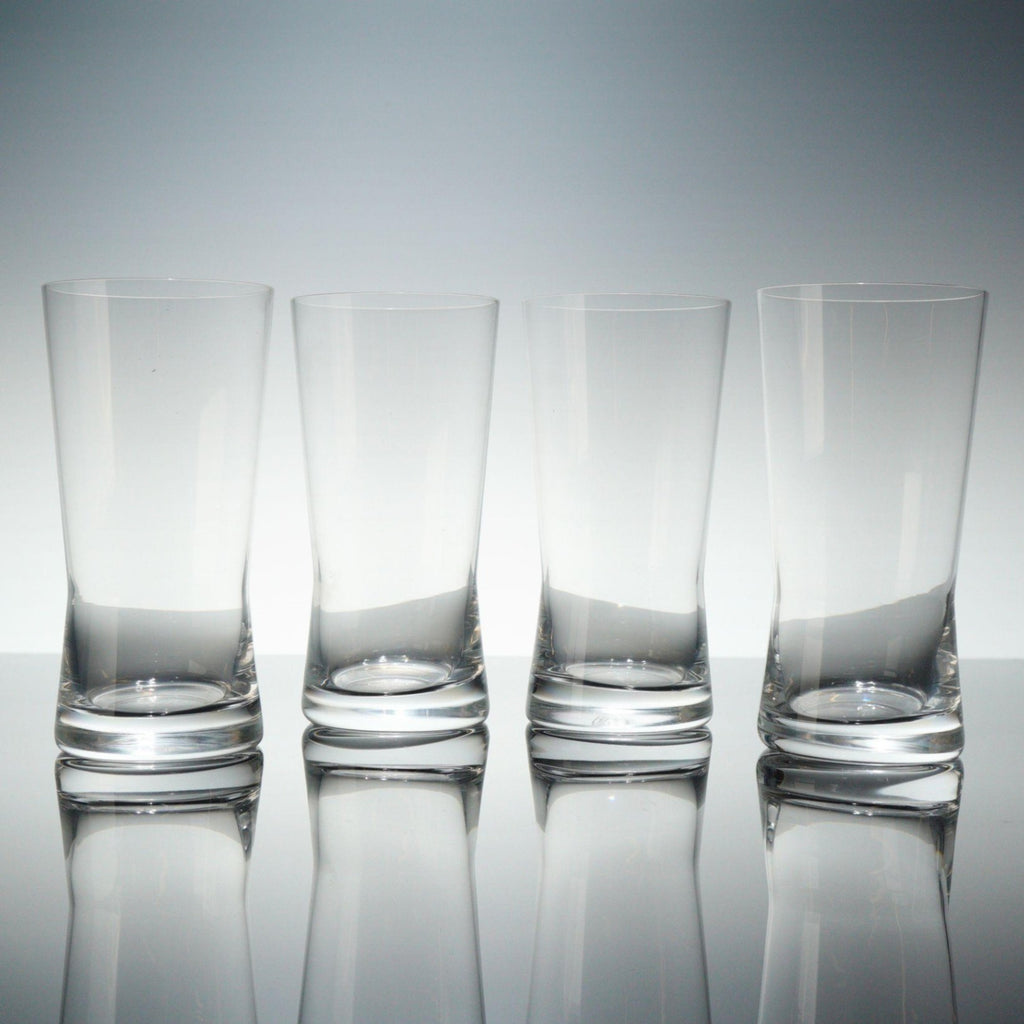 4 Orrefors Sky Bar Highball Glasses Erika Lagerbielke Crystal Set Original Box