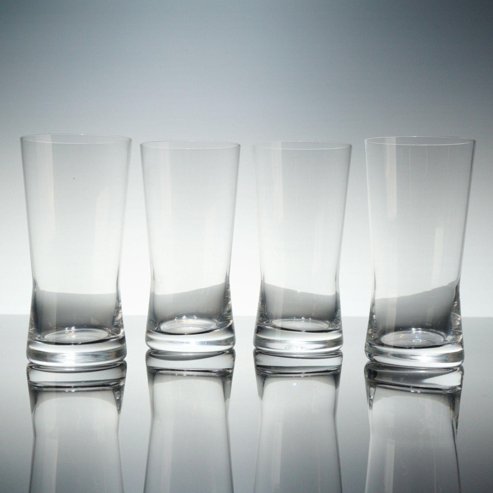 4 Orrefors Sky Bar Highball Glasses Erika Lagerbielke Crystal Set Original Box