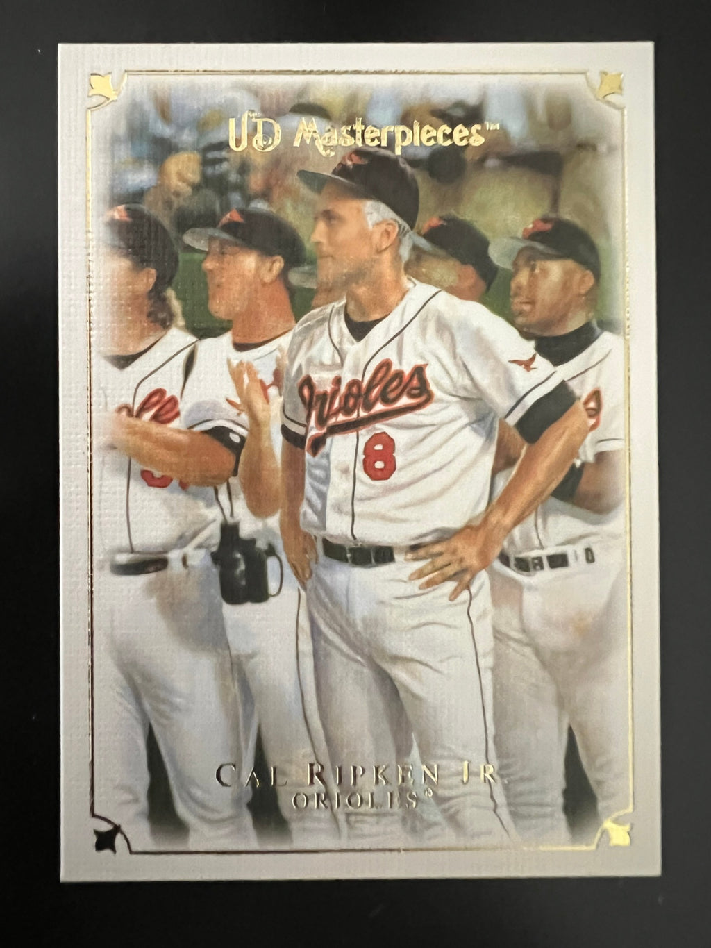 2007 Upper Deck Masterpieces #10 Cal Ripken Jr. Baltimore Orioles HOF Painting