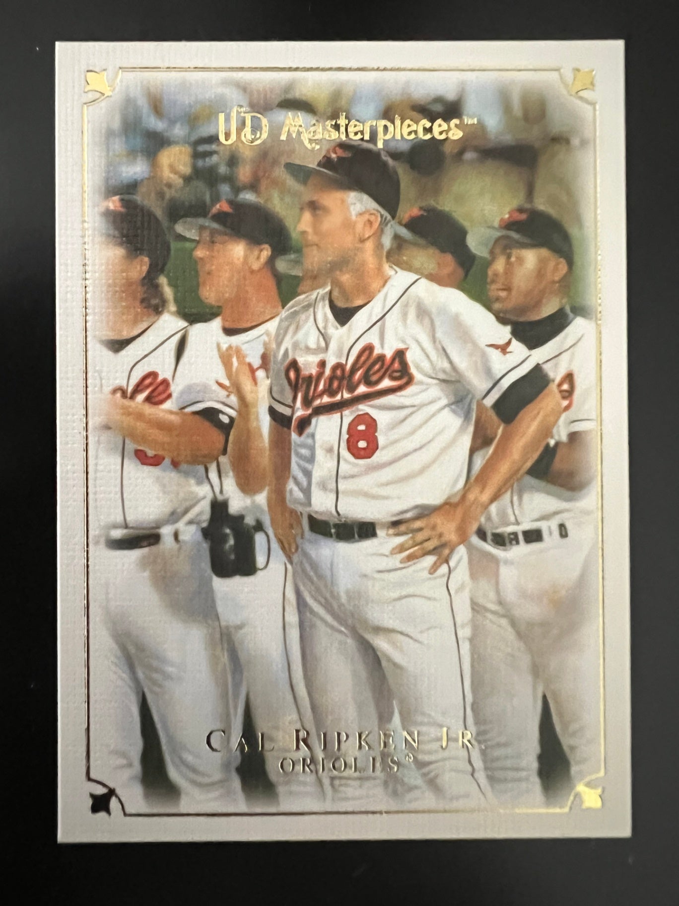 2007 Upper Deck Masterpieces #10 Cal Ripken Jr. Baltimore Orioles HOF Painting