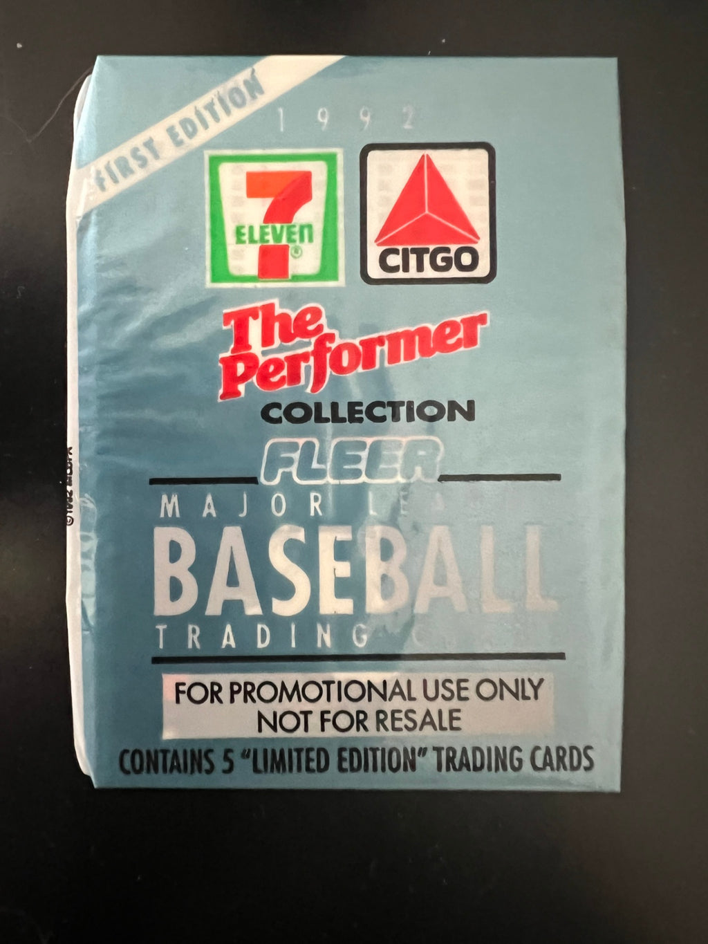 1992 Fleer Citgo 7-Eleven The Performer Collection 5 Unopened Pack Lot 1st Edition
